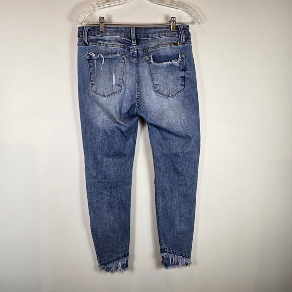 KanCan Women's Size 11/29 Distressed Skinny Ankle Jeans - Picture 5 of 7